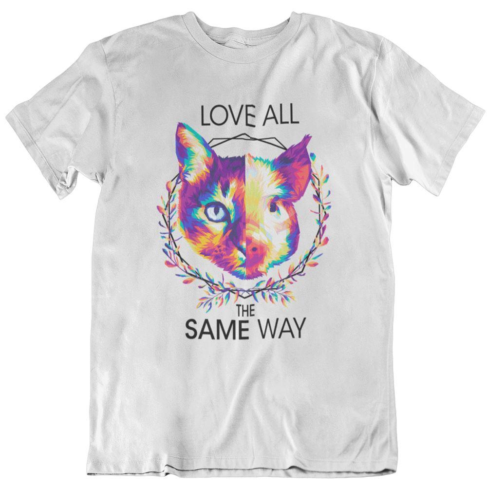 Love all the same way - Unisex Organic Shirt - Team Vegan © vegan t shirt