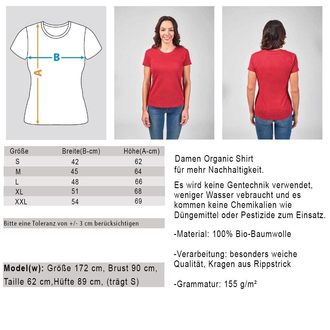 Metzger gegen Tiermord Support - Damen Organic Shirt - Team Vegan © vegan t shirt
