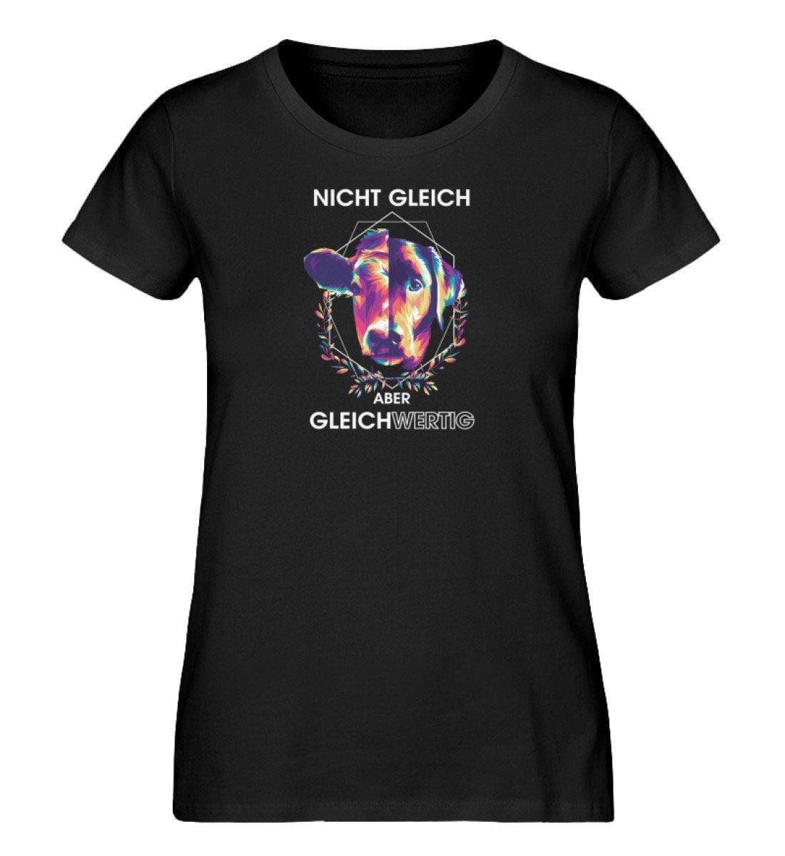 Nicht gleich aber gleichwertig - Damen Organic Shirt - Team Vegan © vegan t shirt