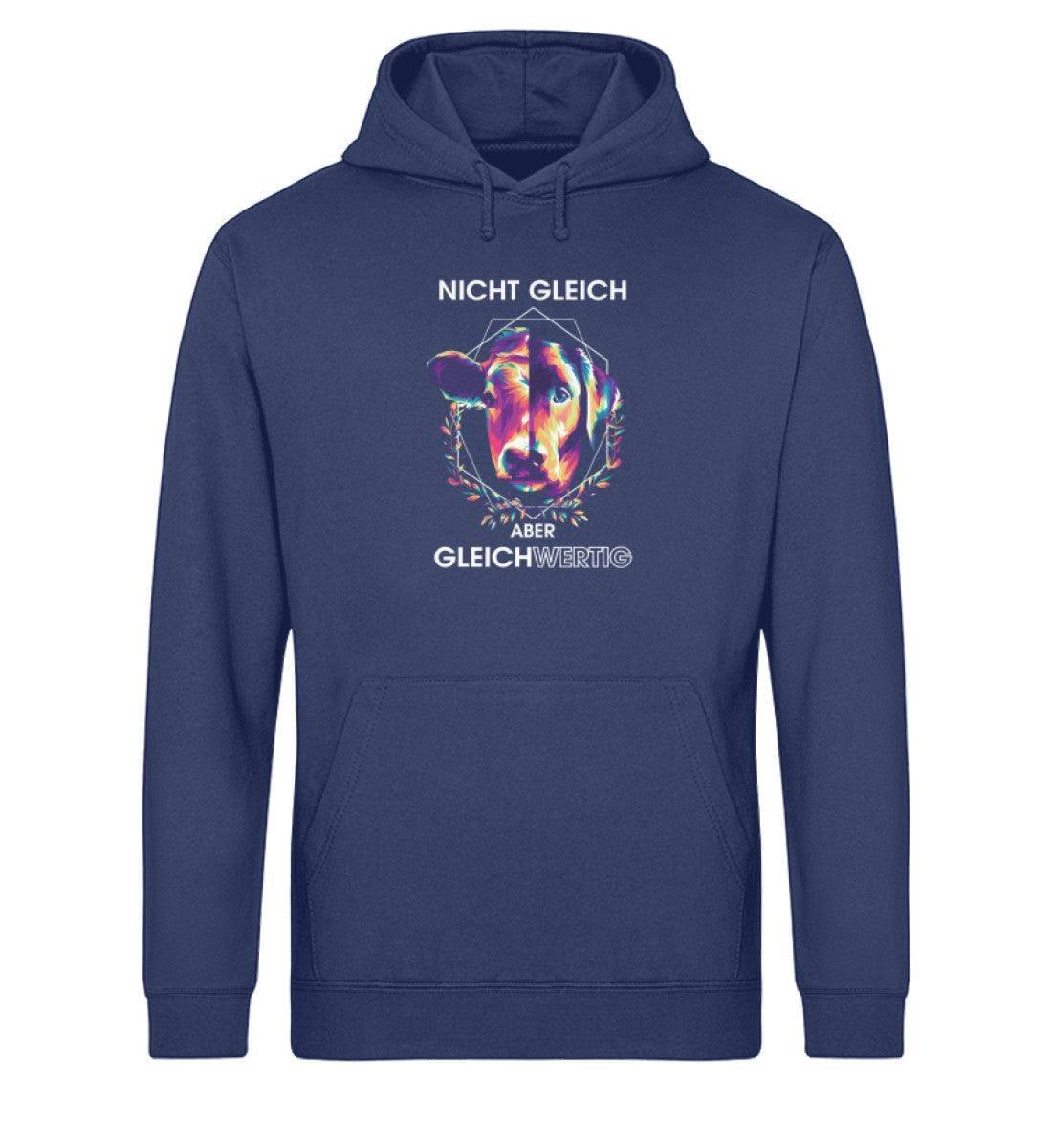 Nicht gleich aber gleichwertig - Unisex Organic Hoodie - Team Vegan © vegan t shirt