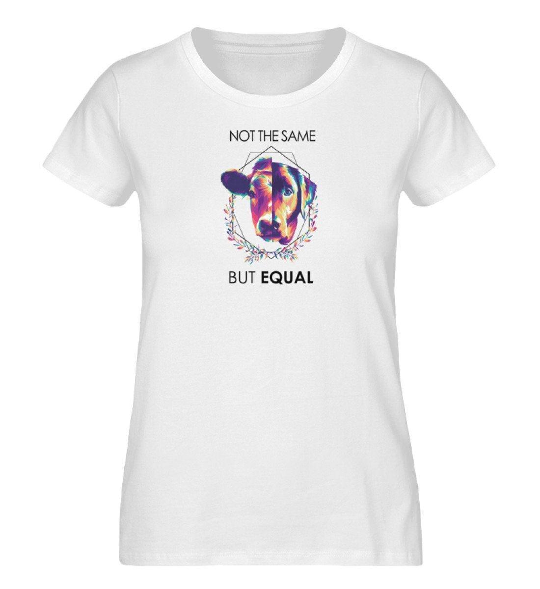 Not the same but equal - Damen Organic Shirt - Team Vegan © vegan t shirt