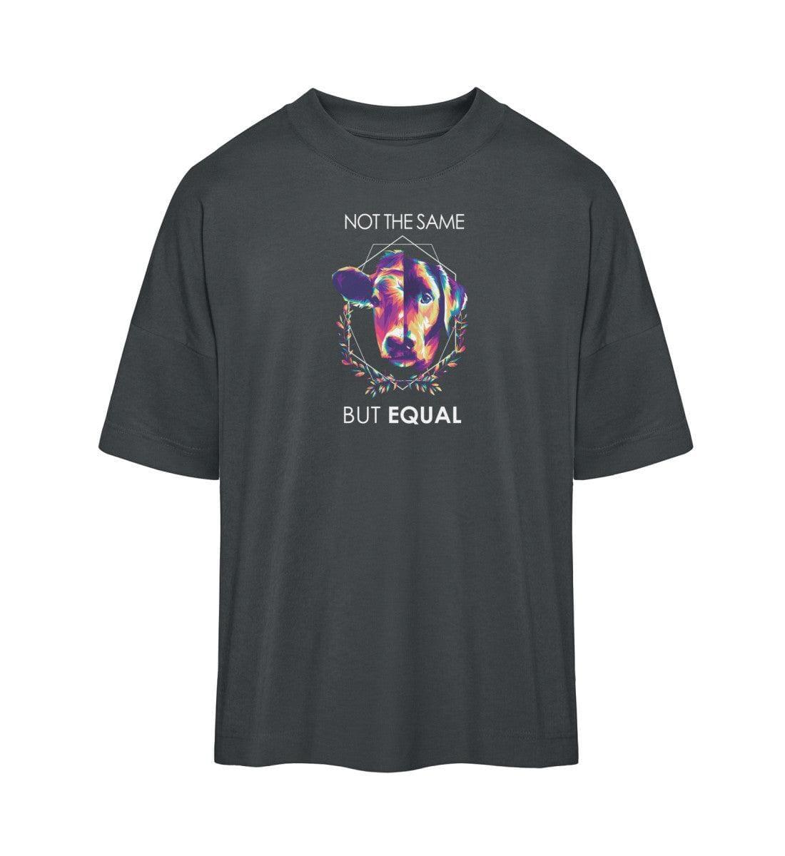 Not the same but equal - Organic Oversized Shirt - Team Vegan © vegan t shirt