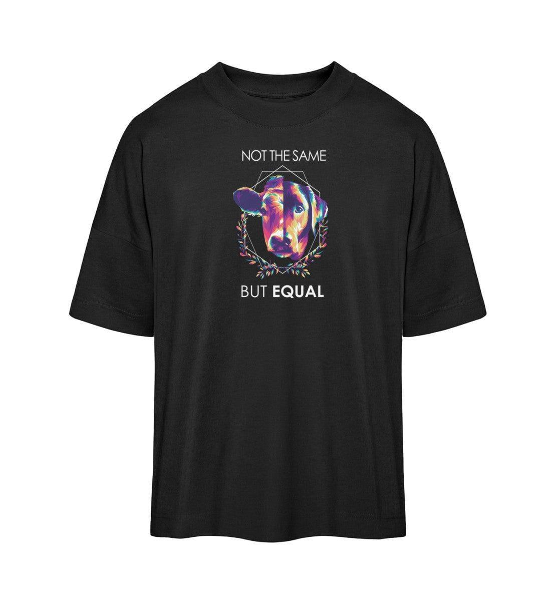Not the same but equal - Organic Oversized Shirt - Team Vegan © vegan t shirt