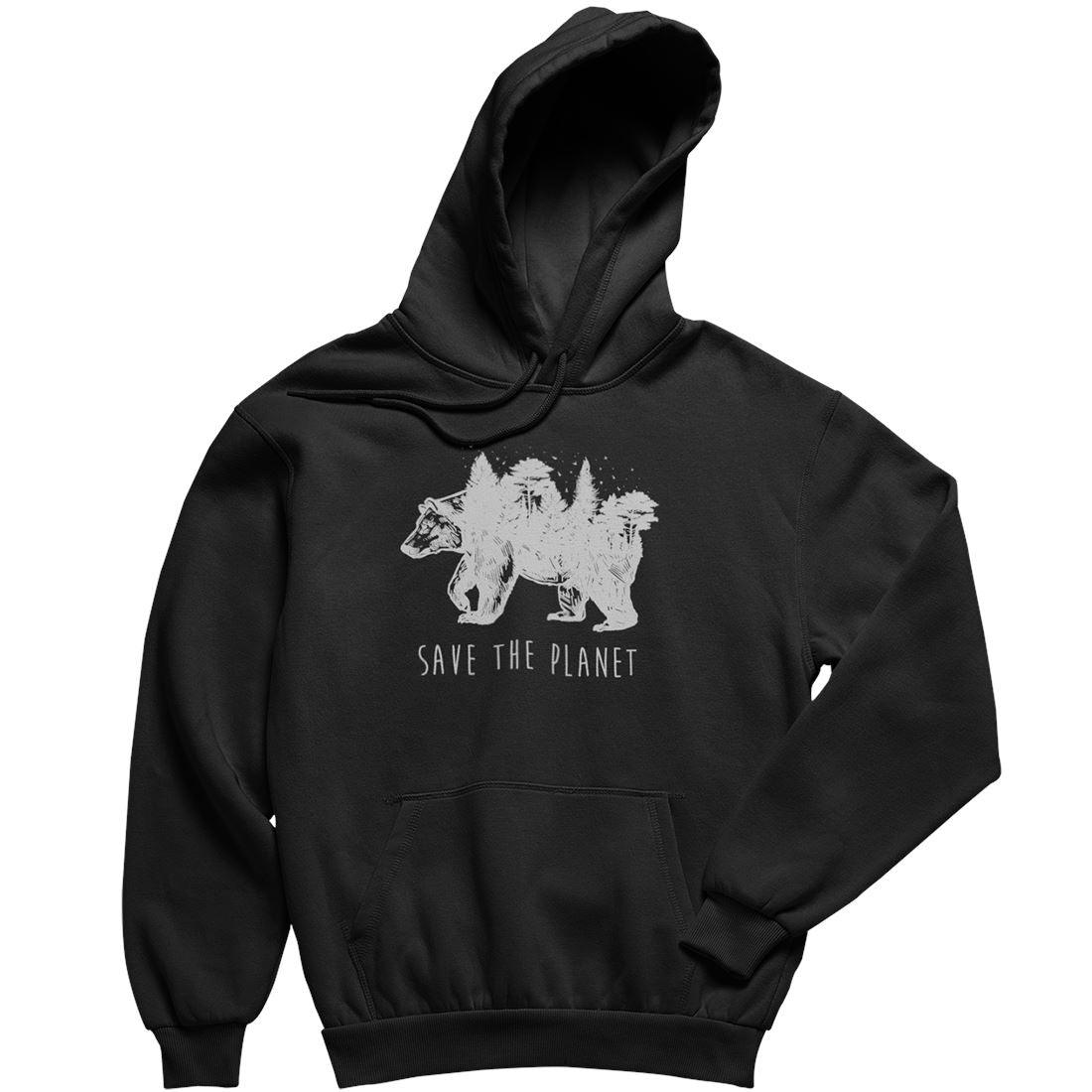 Save the planet - Unisex Organic Hoodie - Team Vegan © vegan t shirt