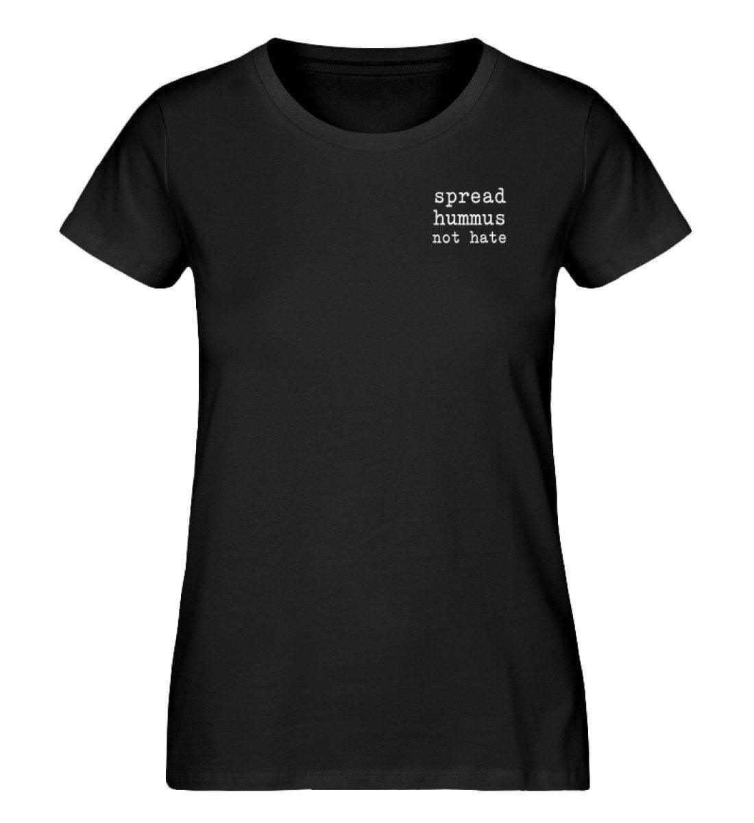 Spread hummus not hate - Damen Organic Shirt - Team Vegan © vegan t shirt