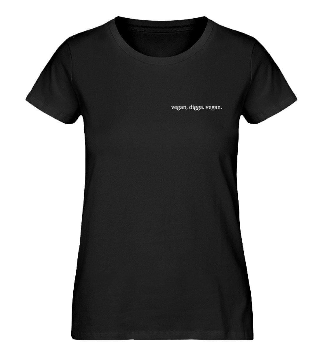 vegan, digga. vegan. - Damen Organic Shirt - Team Vegan © vegan t shirt