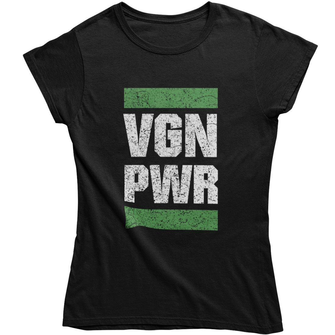VGN PWR - Damen Organic Shirt - Team Vegan © vegan t shirt