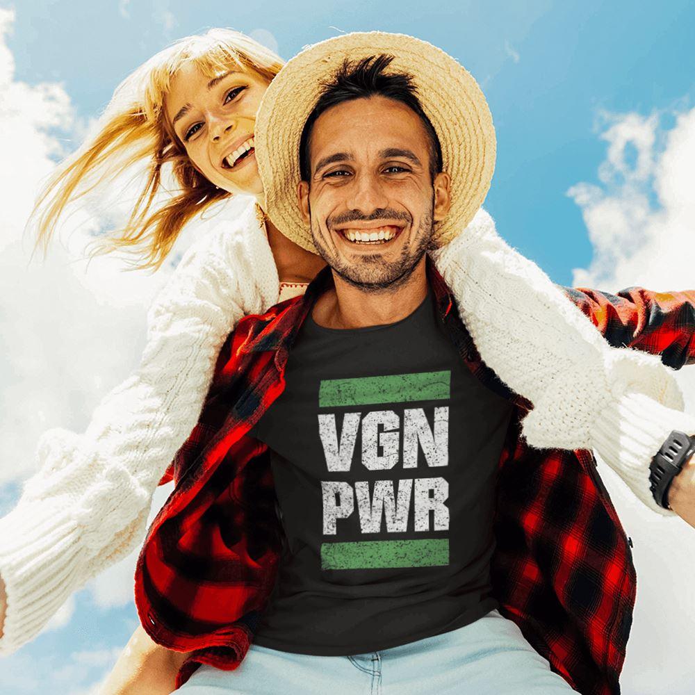 VGN PWR - Unisex Organic Shirt - Team Vegan © vegan t shirt