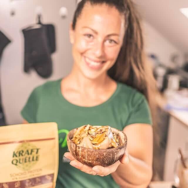 Protein Nicecream - Die gesunde Erfrischung an heißen Tagen - Team Vegan © vegan t shirt