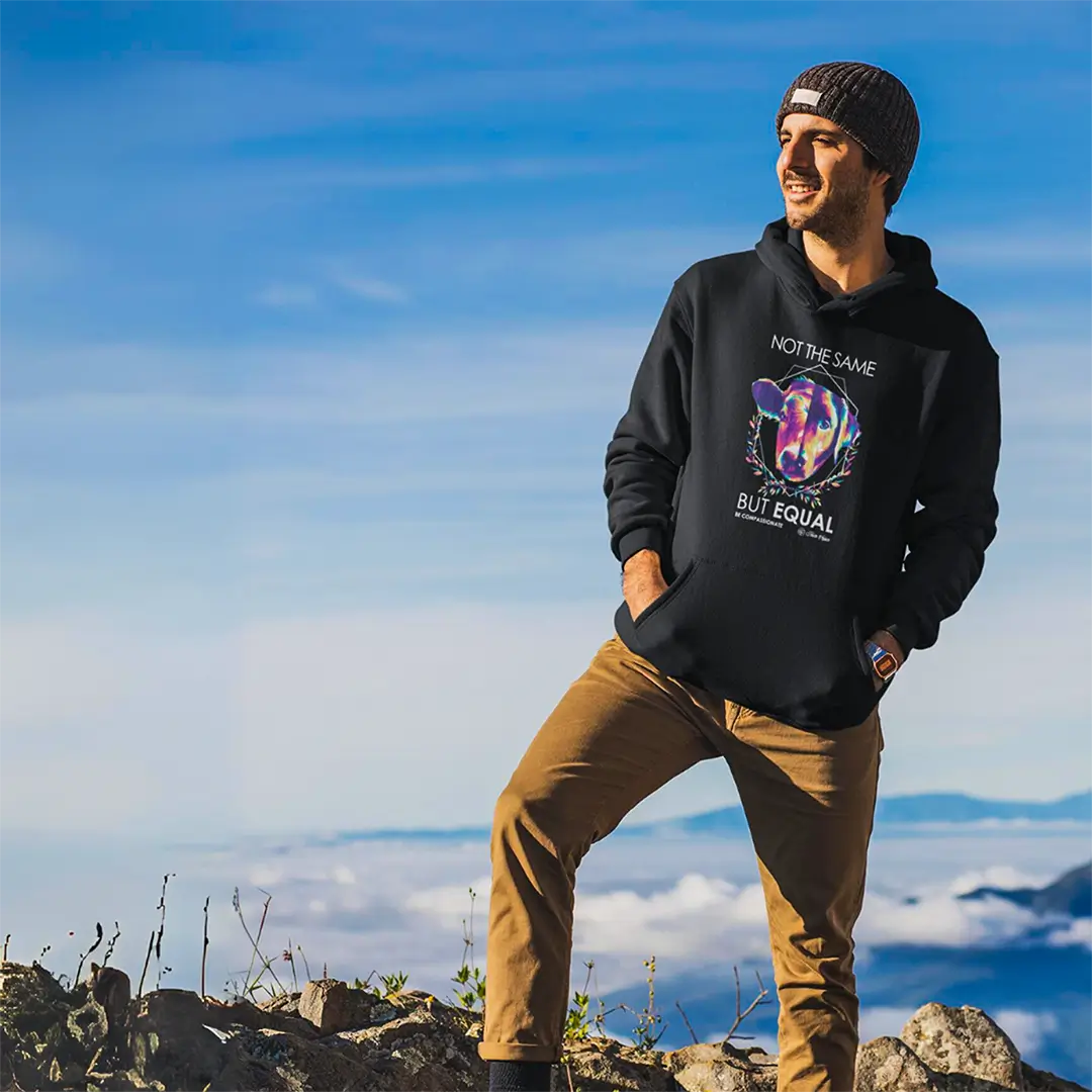 Not the same but equal Unisex Organic Hoodie Schwarz S