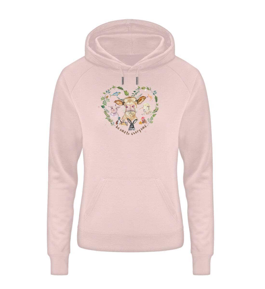 BE KIND TO EVERY KIND [SVENJA RAKEL] - Damen Premium Hoodie Trigger Hoodie ST/ST Shirtee Candy Pink S 