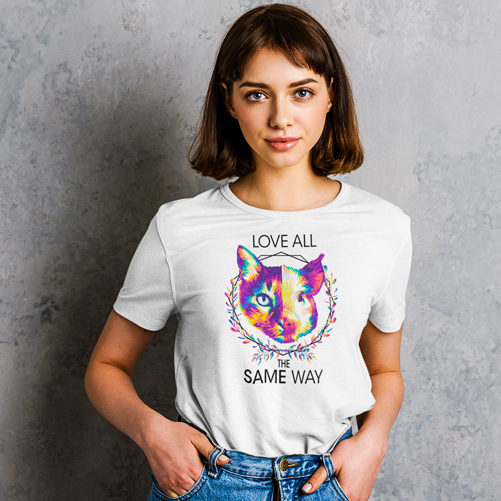 Vegan Friends Not Food - T-Shirt Donna In Cotone Morbido, Stampata Con Inchiostro Di Alta Qualità