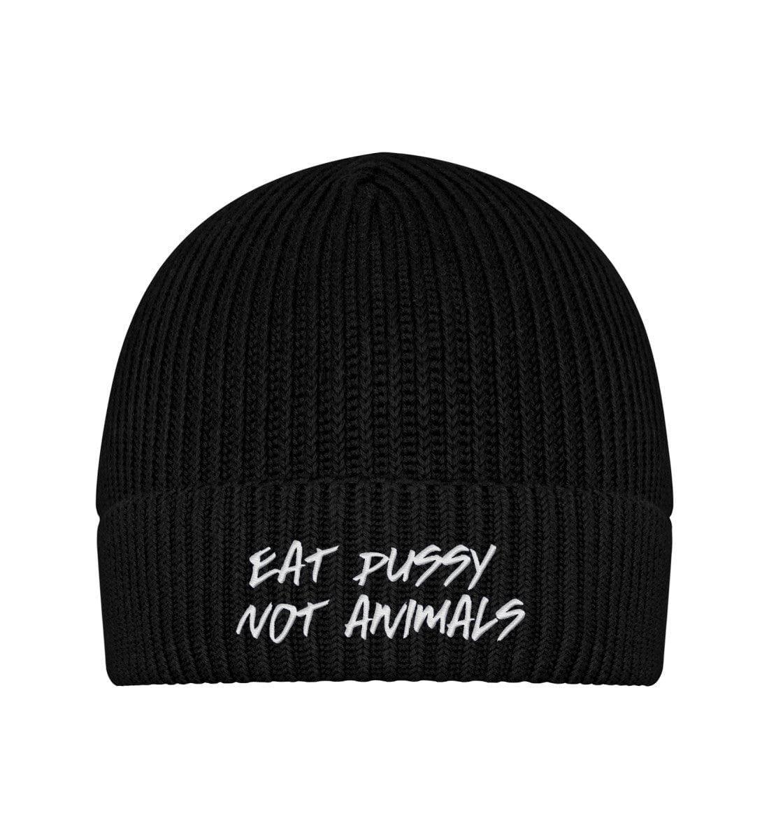 Eat pussy not animals - Fischermütze mit Stick - Team Vegan © vegan t shirt