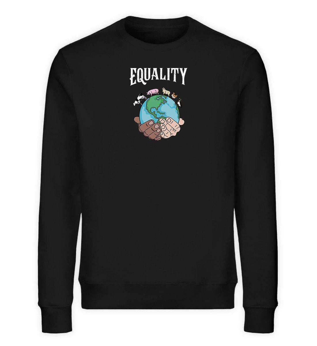 Equality - Unisex Organic Sweatshirt - XS - Team Vegan © vegan t shirt