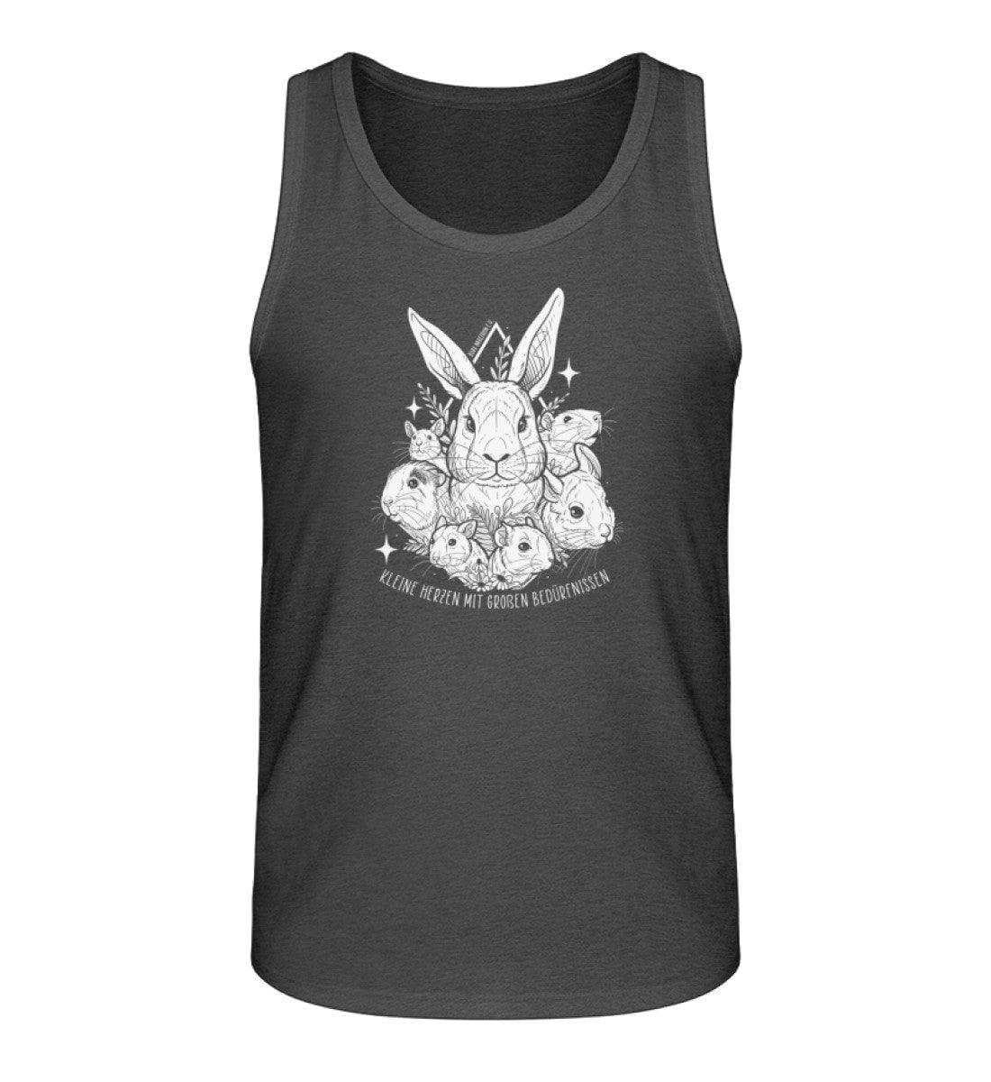 Kleine Herzen [Burg Nagezahn e.V.] - Herren Organic Tanktop Stanley Specter Herren Tanktop ST/ST Shirtee Dark Heather Grey S 