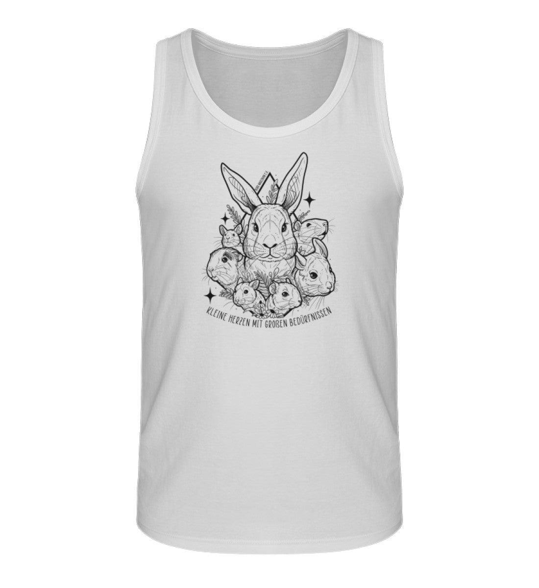 Kleine Herzen [Burg Nagezahn e.V.] - Herren Organic Tanktop Stanley Specter Herren Tanktop ST/ST Shirtee Heather Grey S 