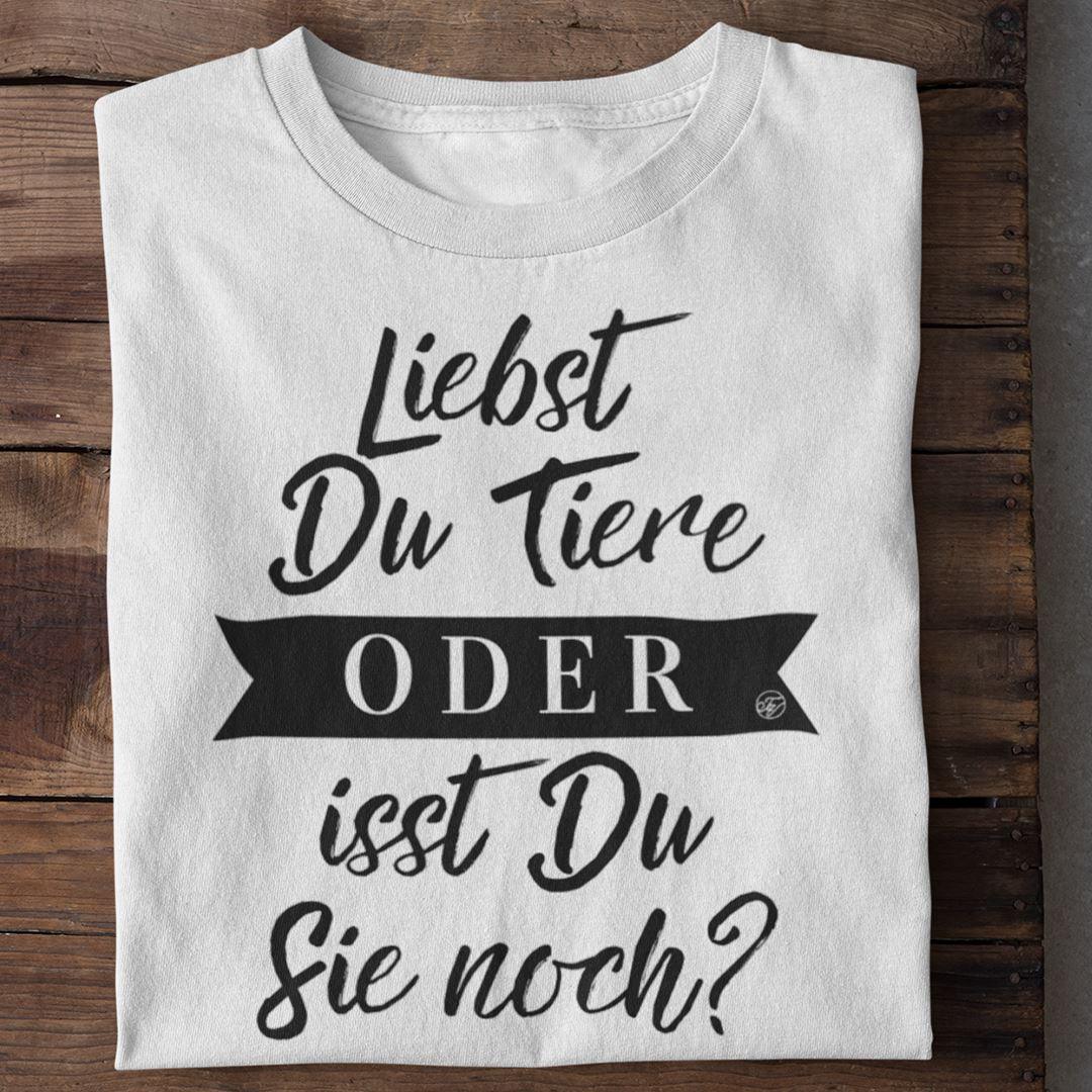 Liebst Du Tiere oder isst Du Sie noch? - Damen Organic Shirt Stella Jazzer T-Shirt ST/ST Shirtee 