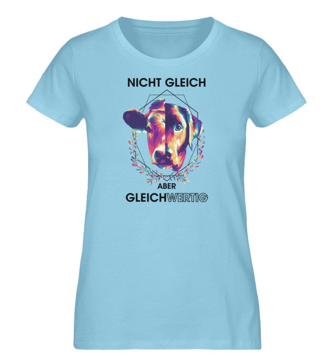 Nicht gleich aber gleichwertig - Damen Organic Shirt Stella Jazzer T-Shirt ST/ST Shirtee Himmelblau M 