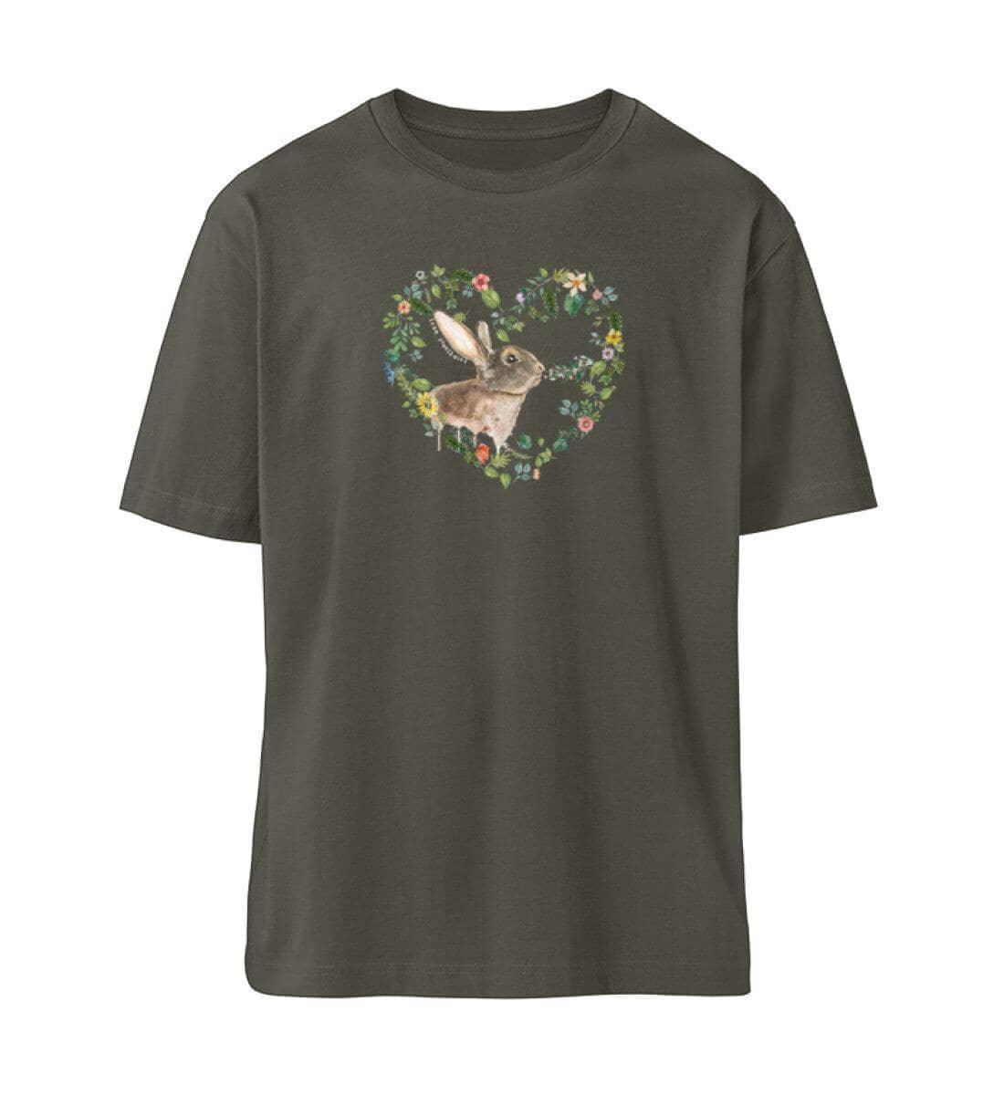 Rabbit Love [Svenja Rakel] - Organic Relaxed Shirt - Team Vegan © vegan t shirt