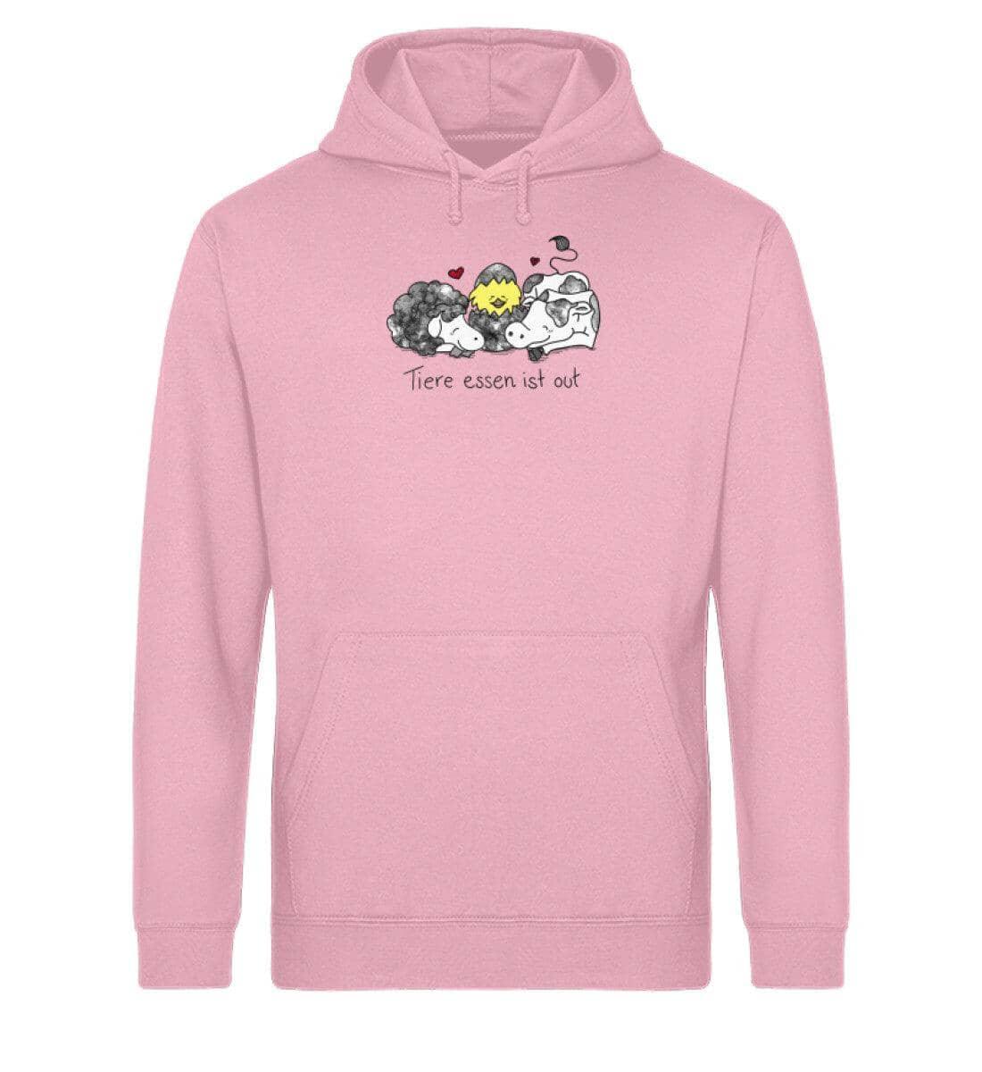 Tiere essen ist out [Herr Tierfreund] - Unisex Organic Hoodie - Team Vegan © vegan t shirt