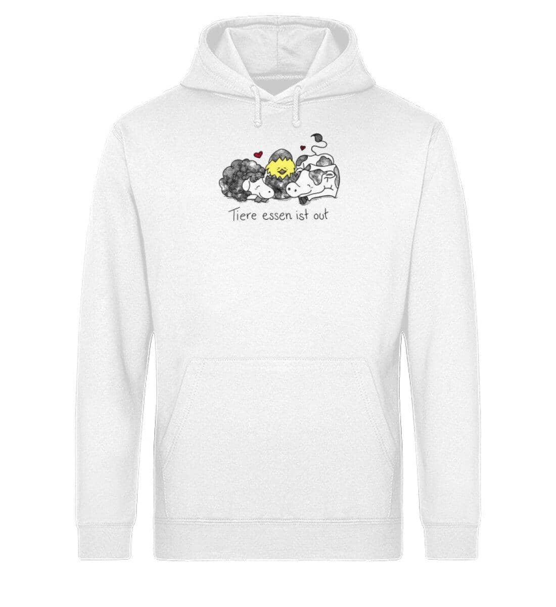 Tiere essen ist out [Herr Tierfreund] - Unisex Organic Hoodie - Team Vegan © vegan t shirt