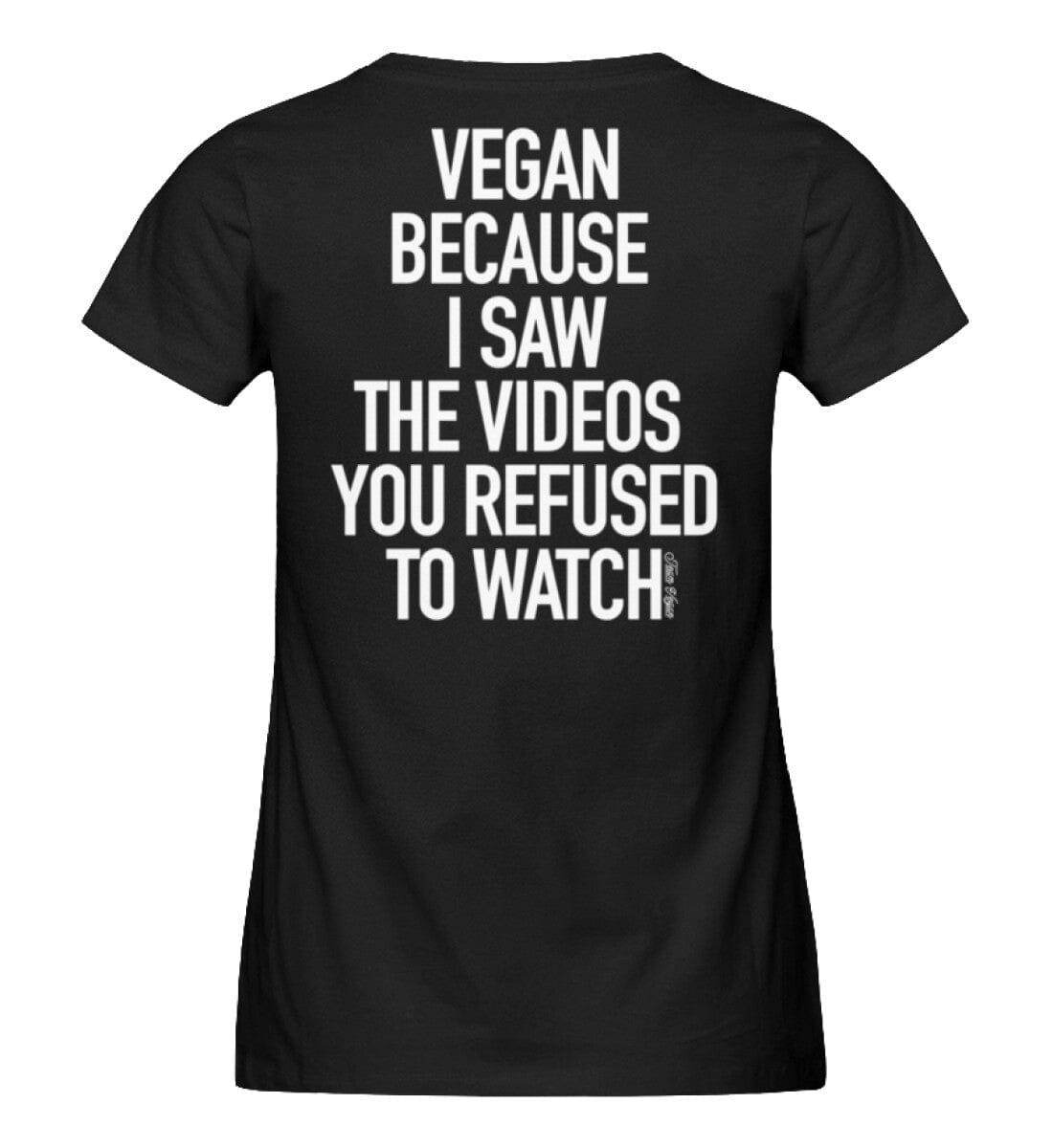 Vegan Because - Damen Organic Shirt Stella Jazzer T-Shirt ST/ST Shirtee Schwarz XS 
