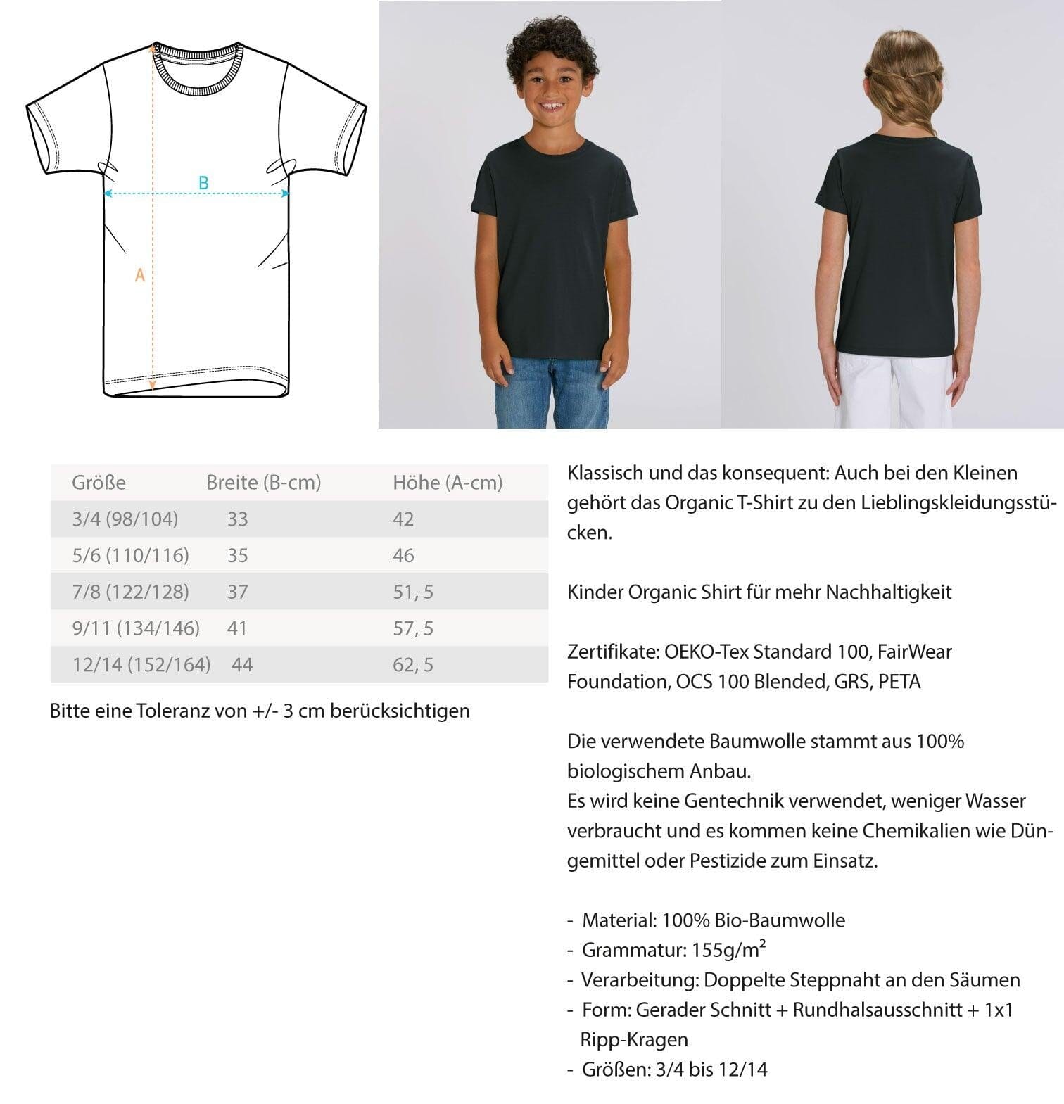 Vegan [Chantal Kaufmann] - Kinder Organic T-Shirt Mini Creator T-Shirt ST/ST Shirtee 