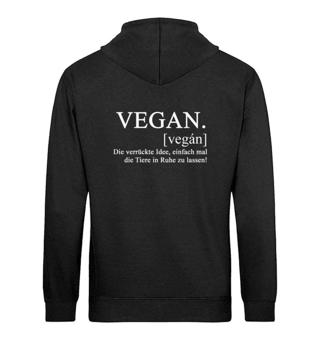Vegan Definition- Backprint - Unisex Organic Hoodie - Team Vegan © vegan t shirt