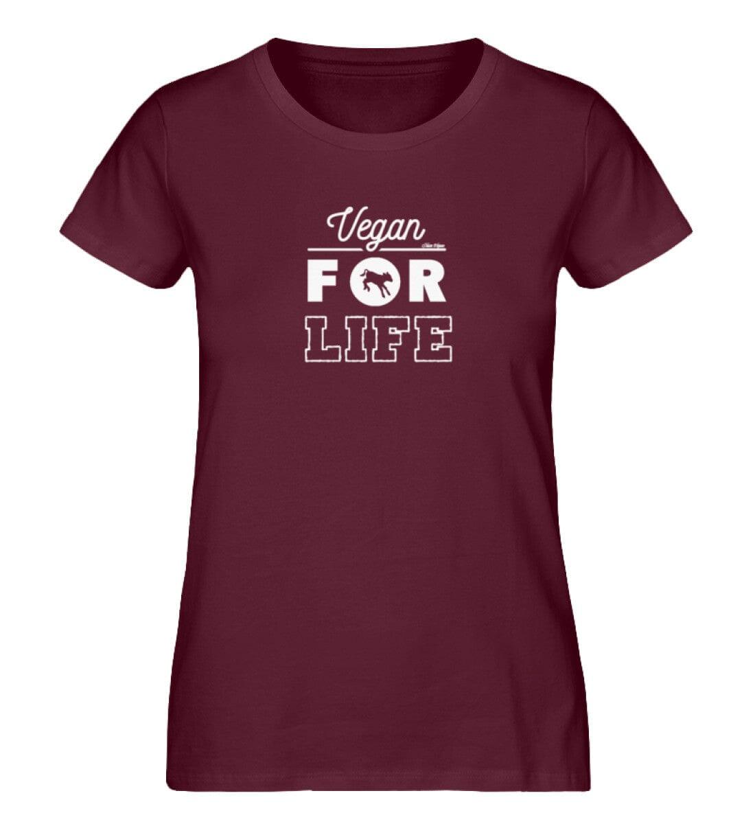 Vegan for life - Damen Organic Shirt Stella Jazzer T-Shirt ST/ST Shirtee Burgundy XS 