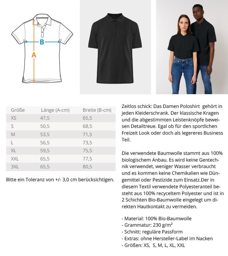 Comeback (weiß) - Prepster Polo-Shirt ST/ST mit Stick - Team Vegan © vegan t shirt