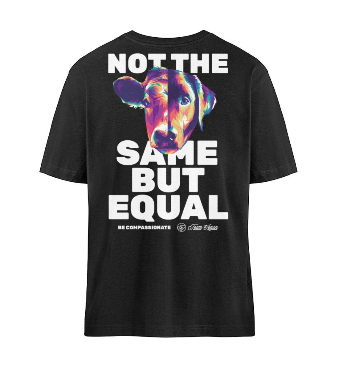 Not the same but equal #1 - Relaxed Organic Shirt - Team Vegan © vegan t shirt