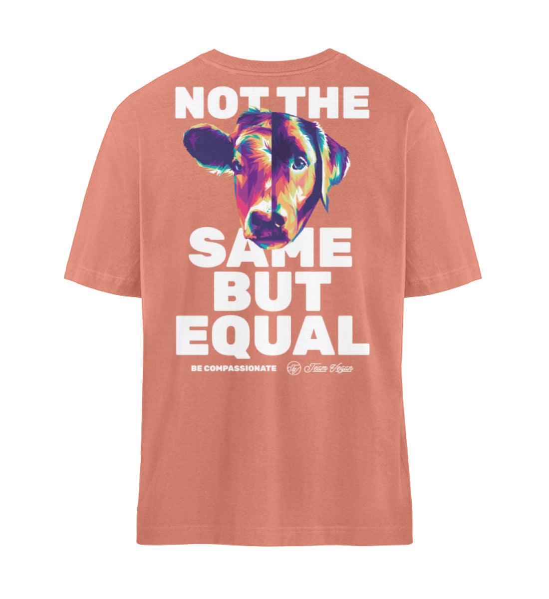 Not the same but equal #1 - Relaxed Organic Shirt - Team Vegan © vegan t shirt