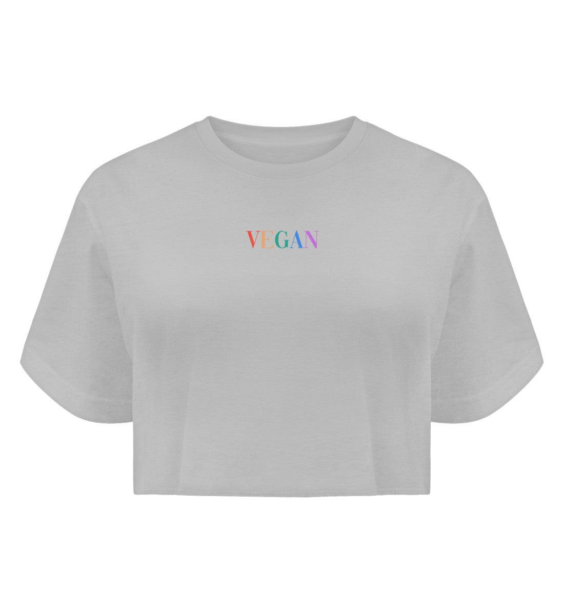 Vegan Vogue - Boyfriend Organic Crop Top - Team Vegan © vegan t shirt