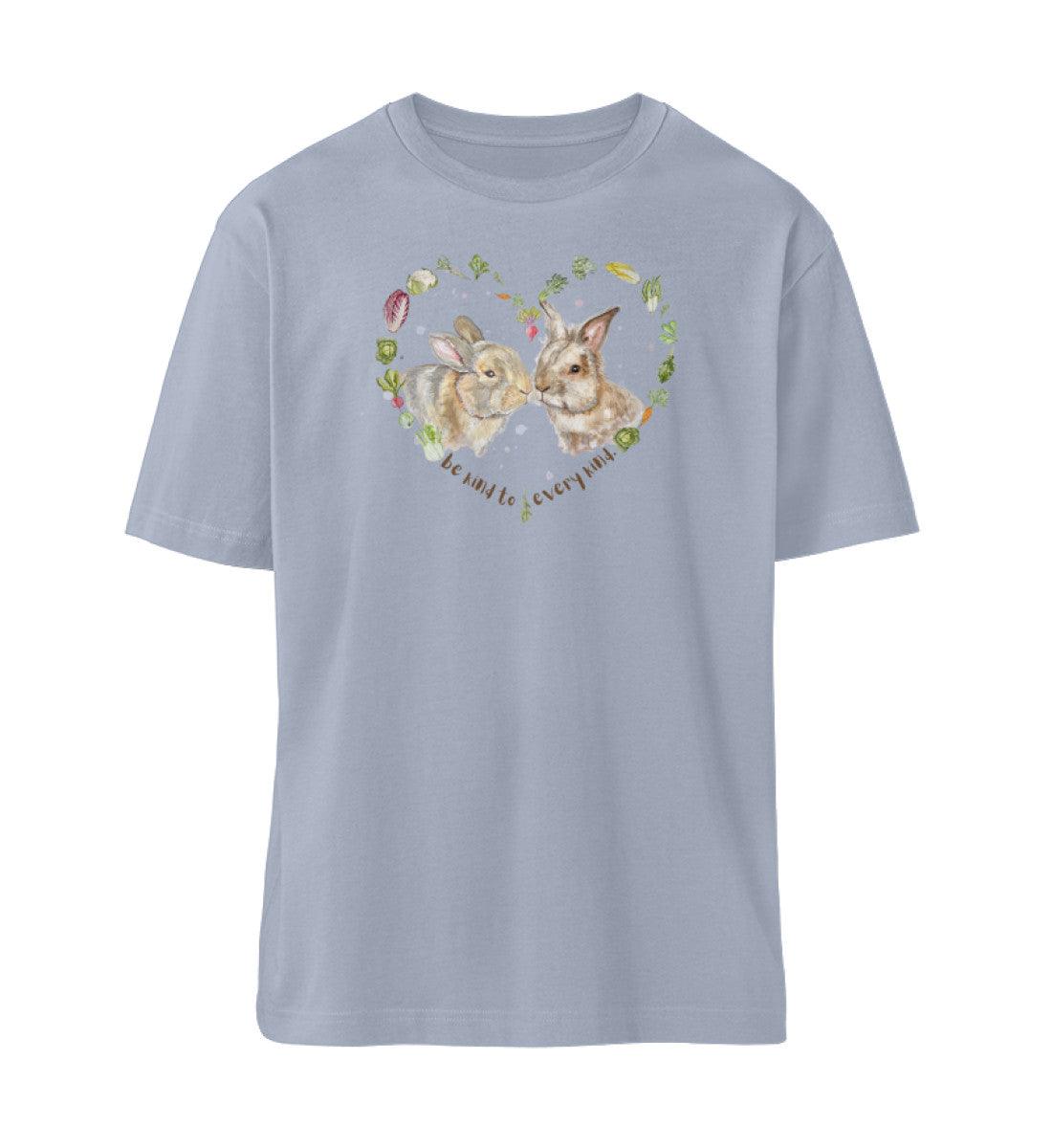 Be kind to every kind Rabbits [Svenja Rakel] - Fuser Relaxed Shirt - Team Vegan © vegan t shirt