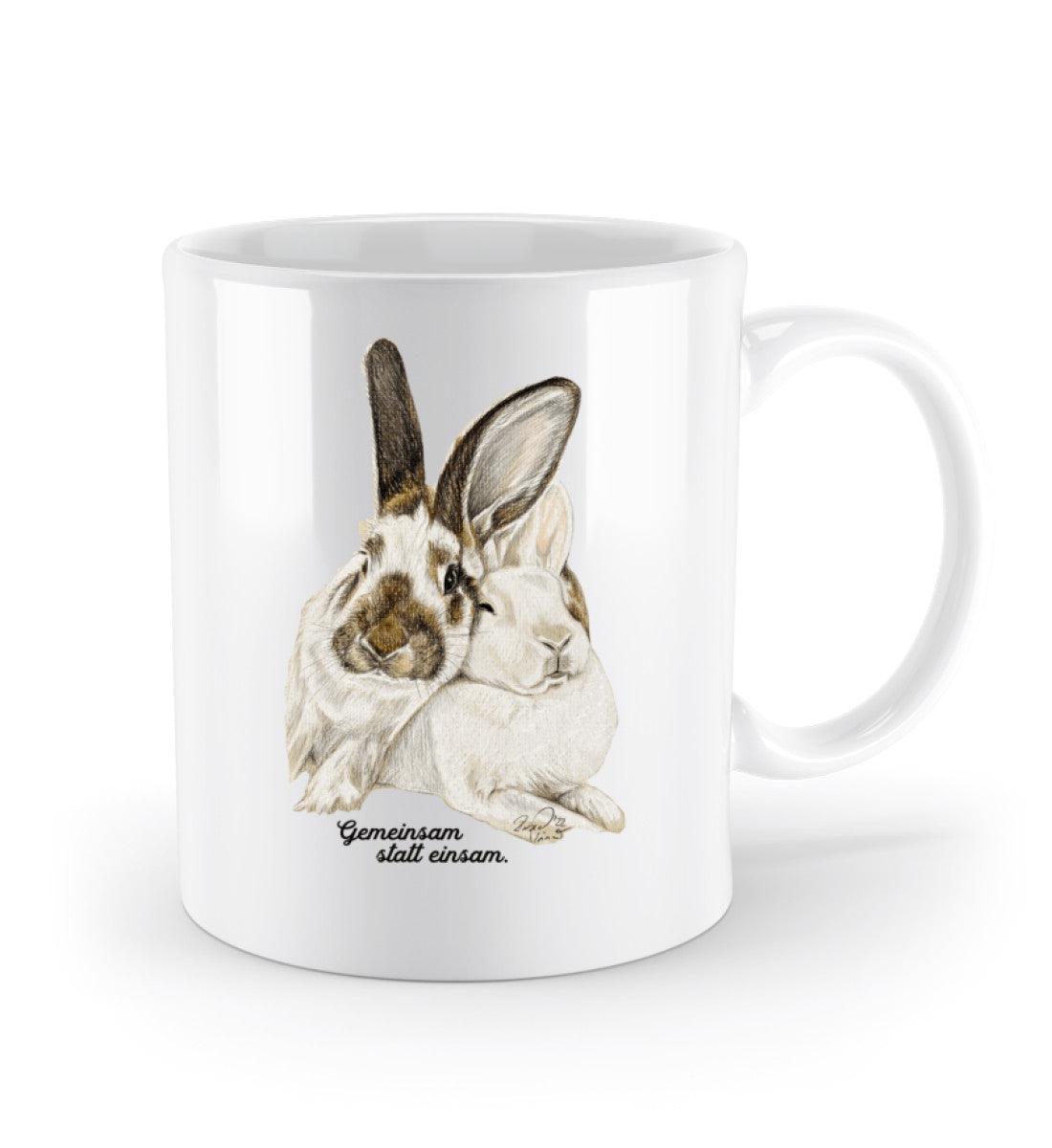 Gemeinsam statt Einsam [Burg Nagezahn e.V.] - Tasse - Team Vegan © vegan t shirt