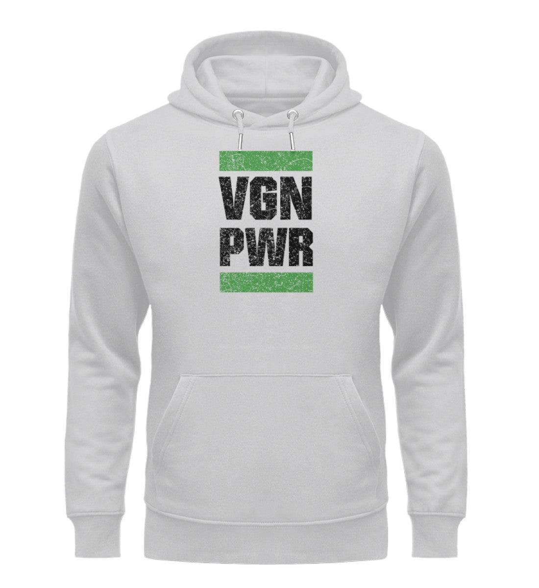 VGN PWR - Premium - Unisex Organic Hoodie - Team Vegan © vegan t shirt