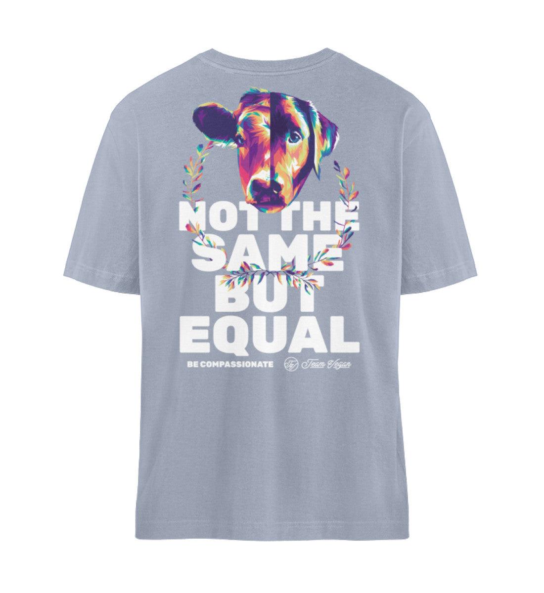 Not the same but equal #4 - Relaxed Organic Shirt - Team Vegan © vegan t shirt