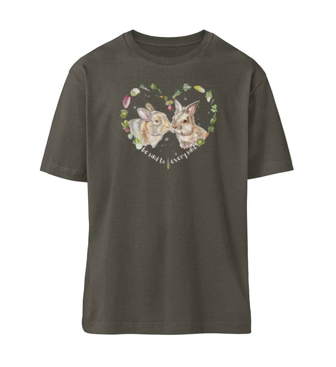 Be kind to every kind Rabbits [Svenja Rakel] - Fuser Relaxed Shirt - Team Vegan © vegan t shirt