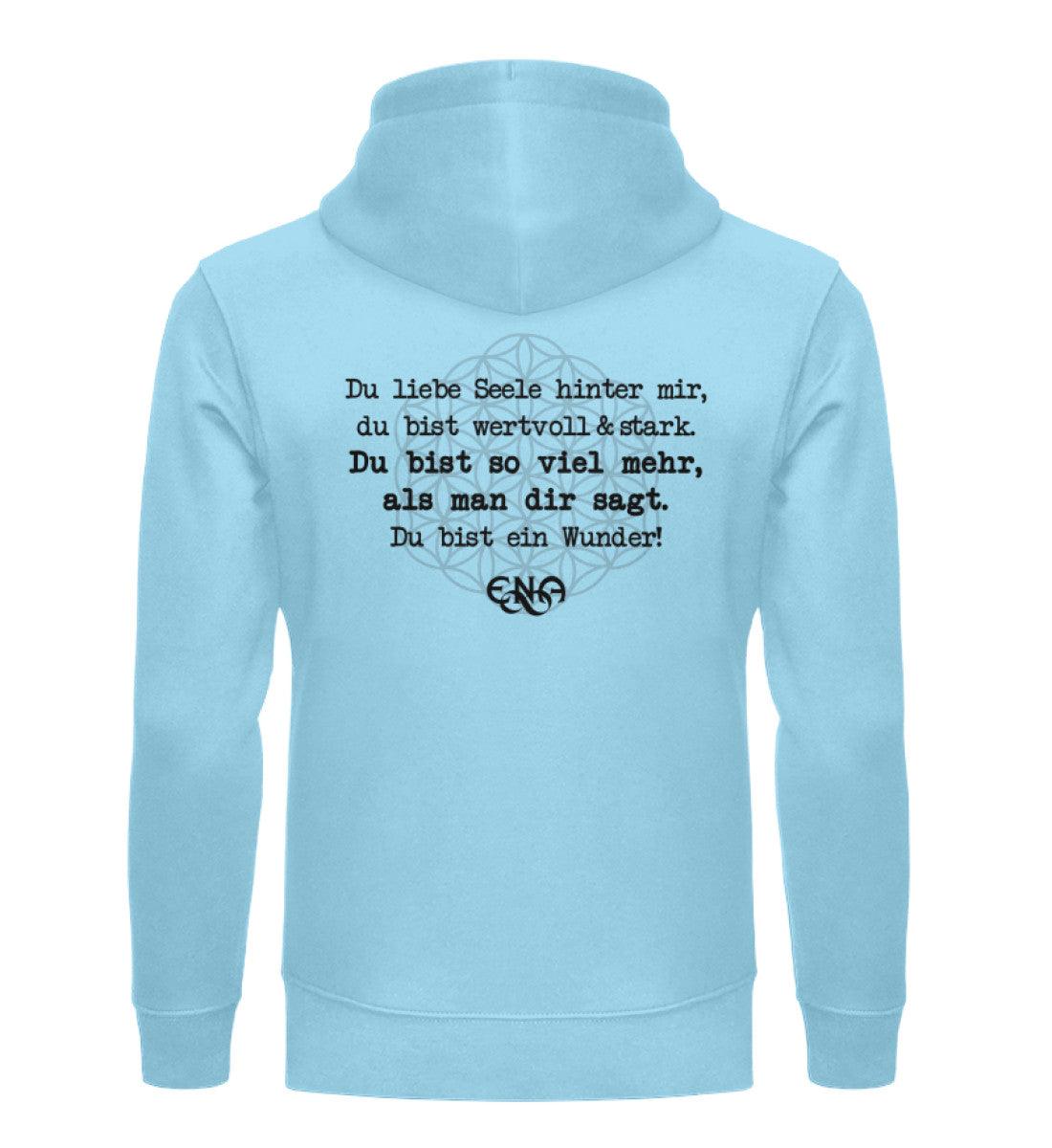 Du liebe Seele hinter her ... [ENA] - Premium - Unisex Organic Hoodie - Team Vegan © vegan t shirt