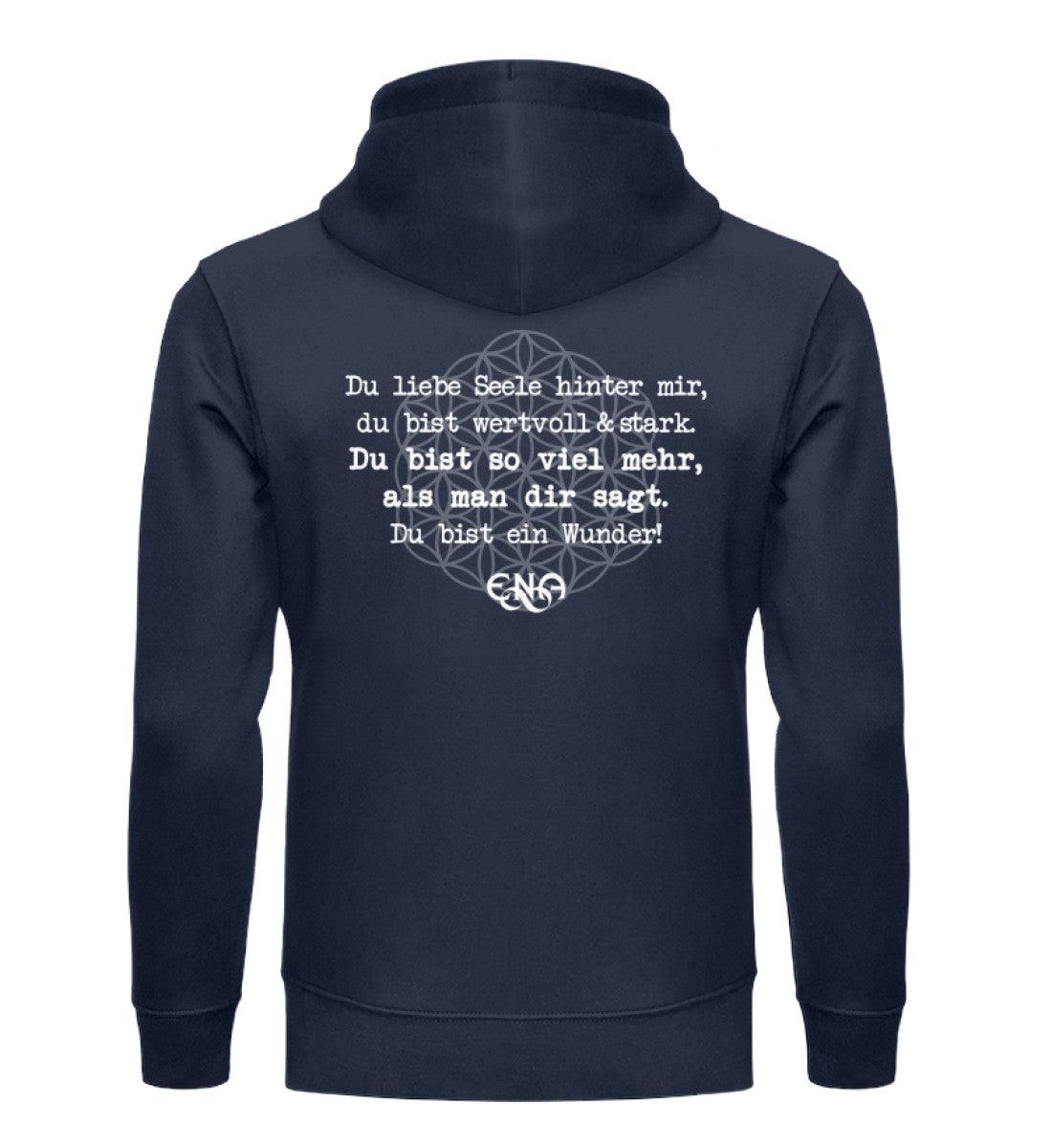Du liebe Seele hinter mir ... [ENA] - Premium - Unisex Organic Hoodie - Team Vegan © vegan t shirt