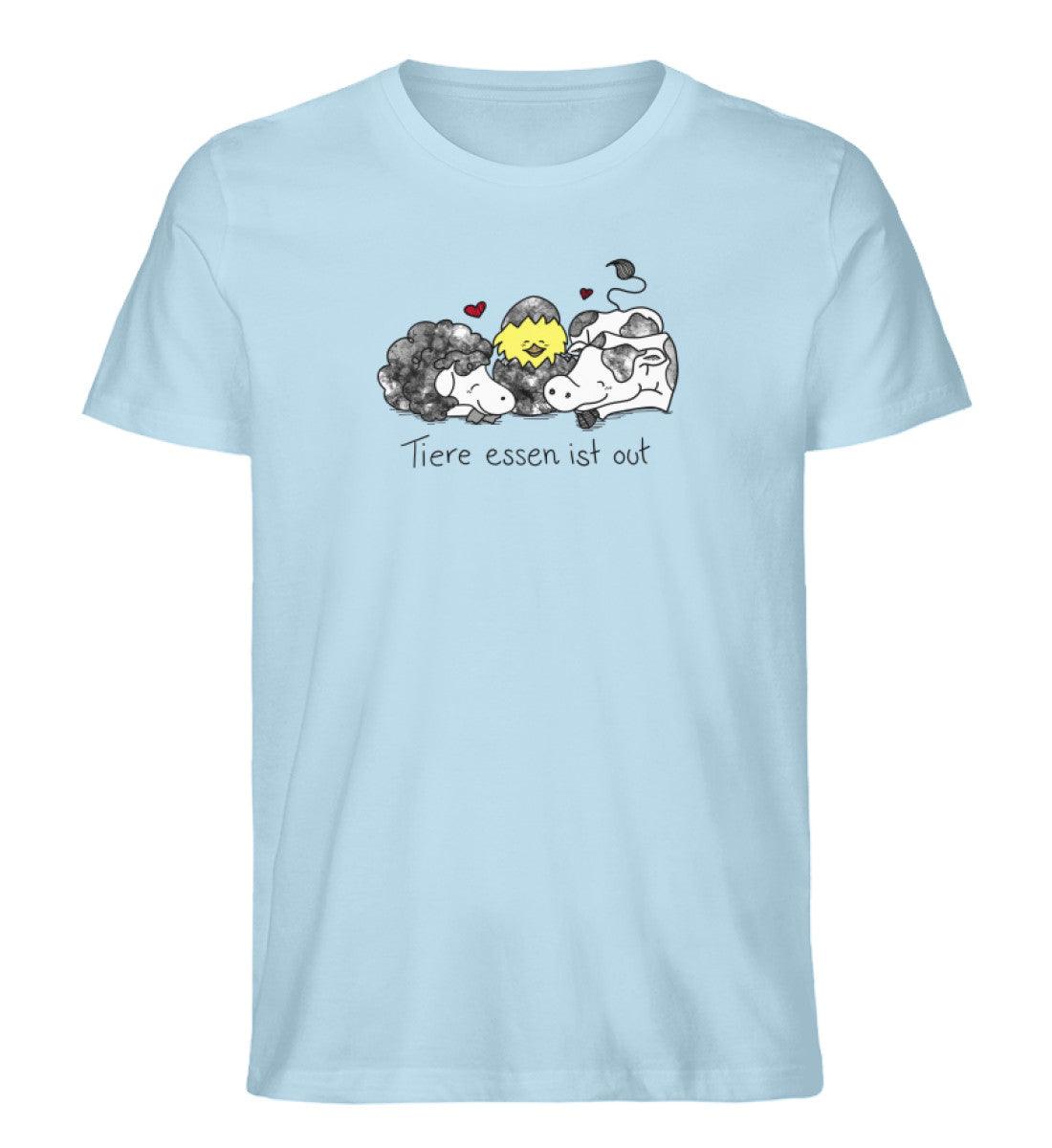 Tiere essen ist out [Herr Tierfreund] - Unisex Organic Shirt - Team Vegan © vegan t shirt