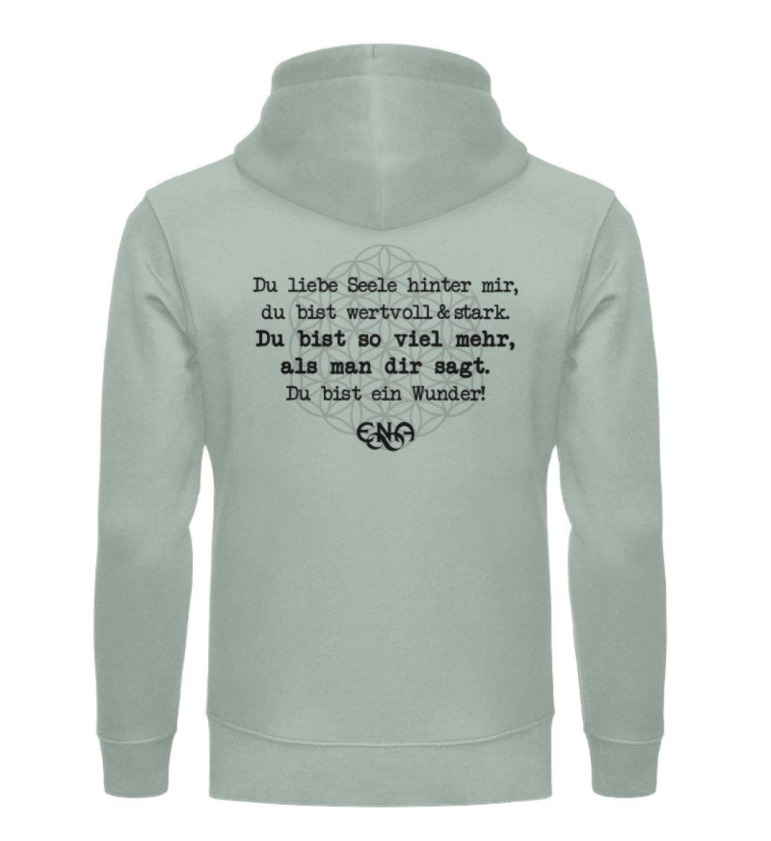 Du liebe Seele hinter her ... [ENA] - Premium - Unisex Organic Hoodie - Team Vegan © vegan t shirt