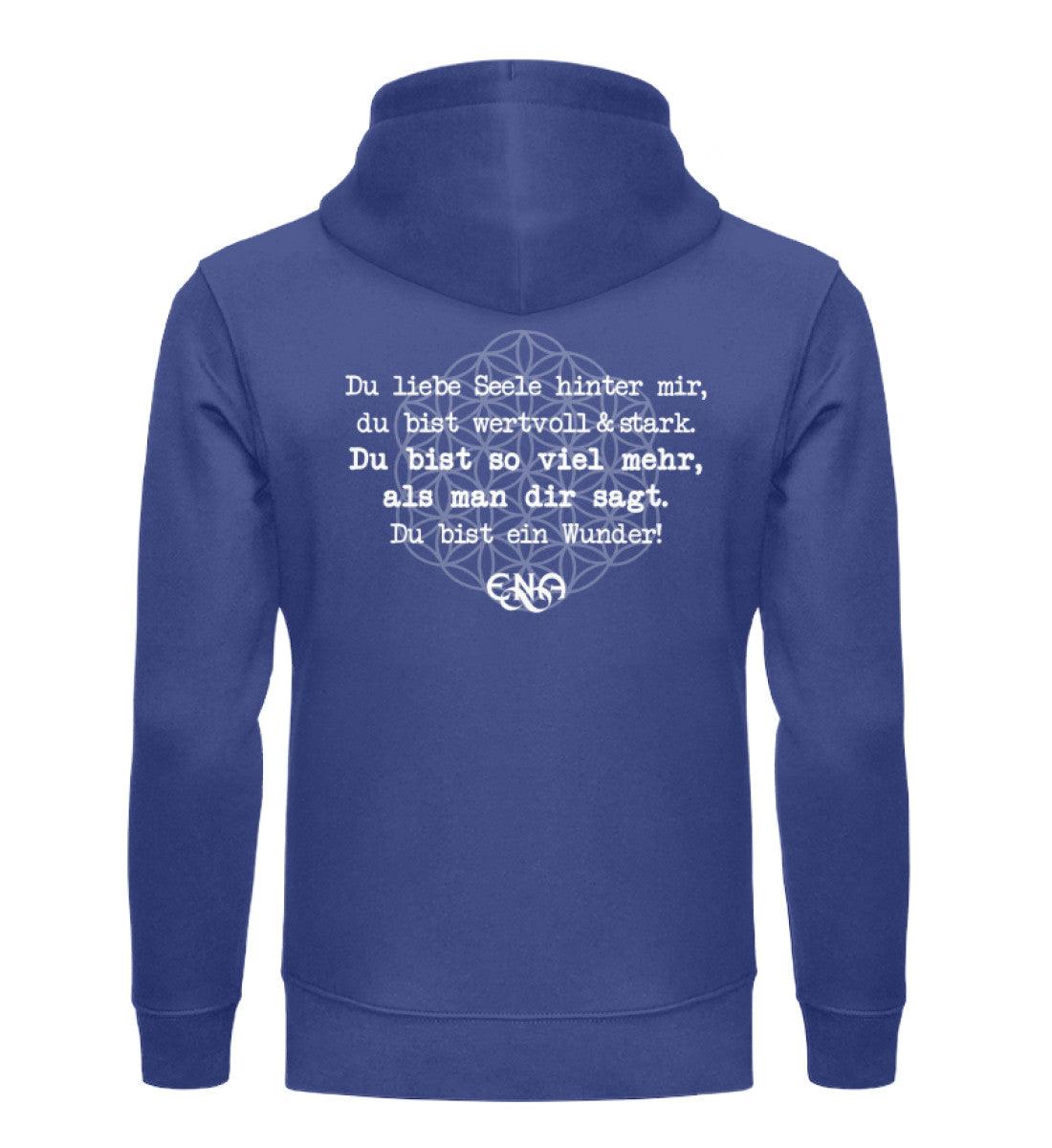 Du liebe Seele hinter mir ... [ENA] - Premium - Unisex Organic Hoodie - Team Vegan © vegan t shirt