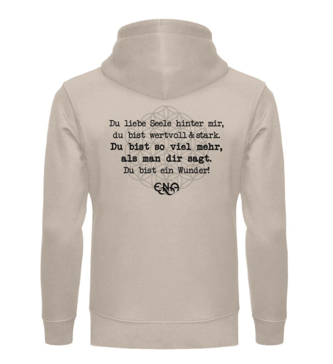 Du liebe Seele hinter her ... [ENA] - Premium - Unisex Organic Hoodie - Team Vegan © vegan t shirt