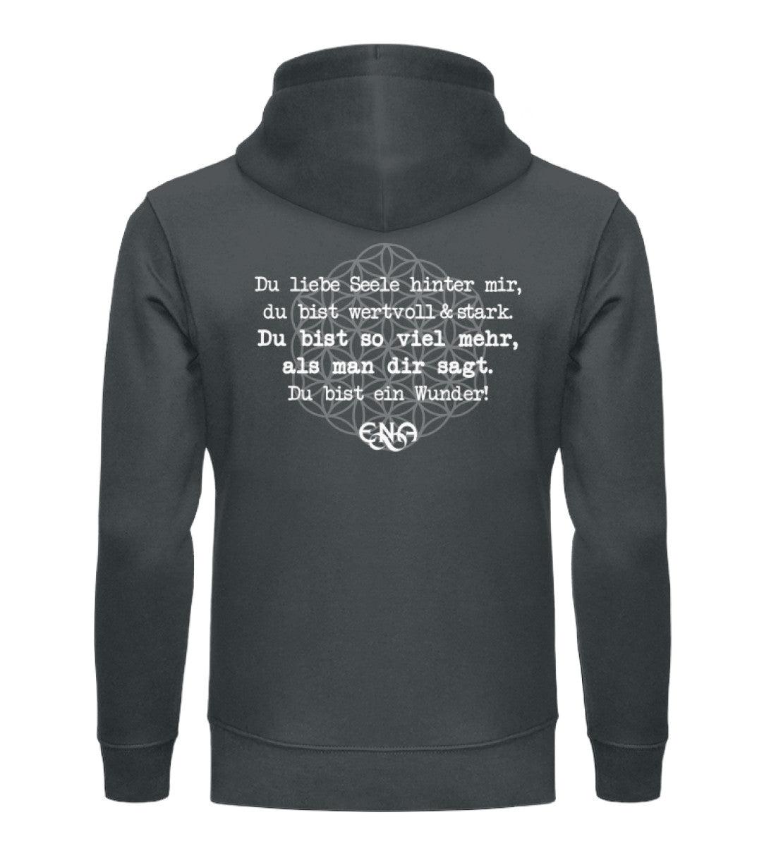 Du liebe Seele hinter mir ... [ENA] - Premium - Unisex Organic Hoodie - Team Vegan © vegan t shirt
