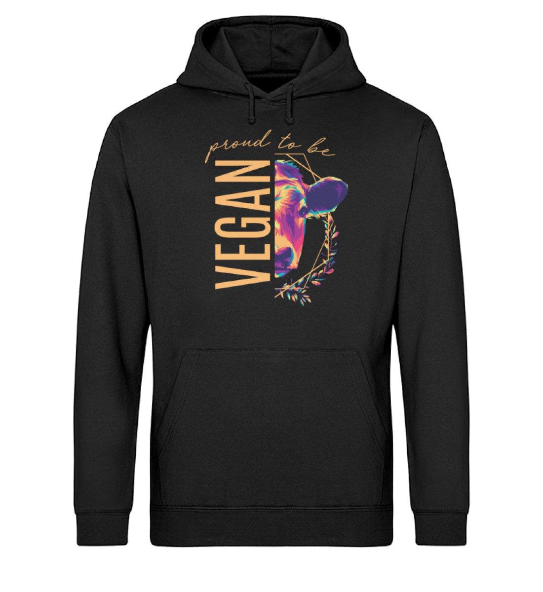 Proud to be vegan - Unisex Organic Hoodie - Team Vegan © vegan t shirt