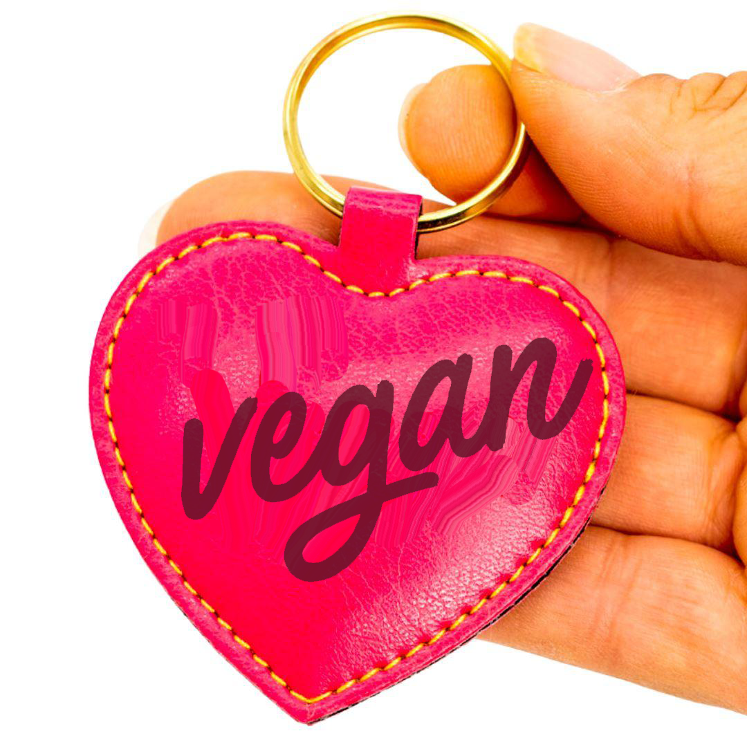 Vegan - Schlüsselanhänger - Veganes Leder