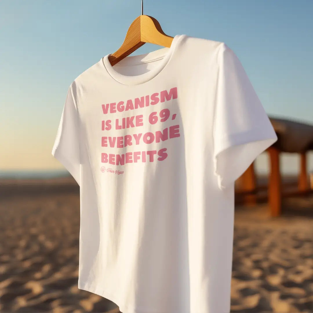 Veganism is like 69  - Damen Organic Shirt