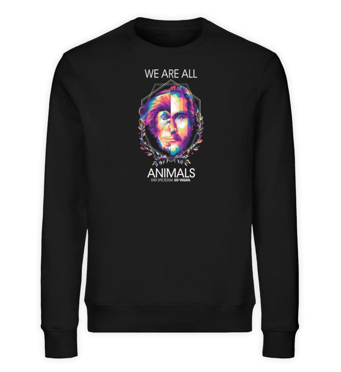 We are all animals- Unisex Organic Sweatshirt - XL