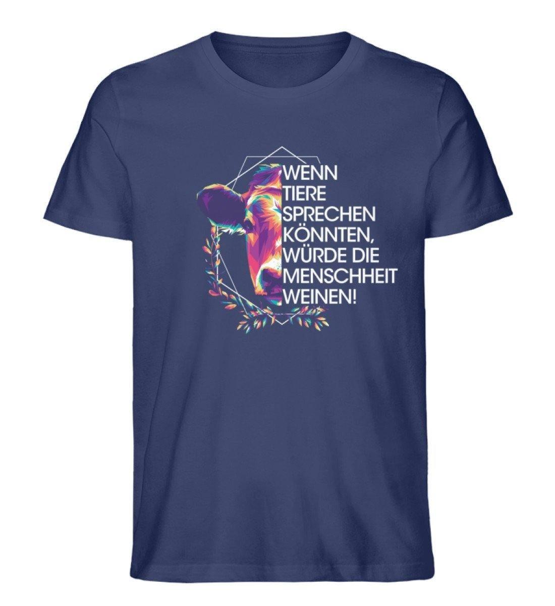 Wenn Tiere sprechen - Unisex Organic Shirt - Team Vegan © vegan t shirt